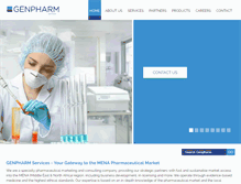 Tablet Screenshot of genpharmservices.com